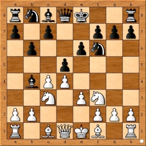 The adage, "Knight's before bishops," means that the amateur chess player should bring out a knight on a particular side of the board before he places a bishop on that same side. Here the amateur chess player, Ted Castro, places an undefended bishop where it can fall victim to a fork. Mistakes like these are very common among amateur chess players.