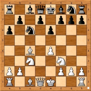 This is the first sign that Susan Polgar's opponent has seen the Smith-Morra Gambit before. Decades after this game was played, IM Tim Taylor recomended this line of defence in a very well researched and popular book. Black's idea with the "Taylor System" is to simply prevent white's knight from creating problems by advancing to b5. Objectively speaking, this seems to be black's best scoring line.