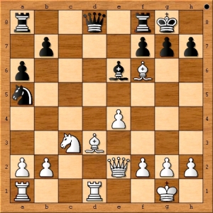 If Susan Polgar had wanted to win with a better endgame she could have played this instead: ( 16.Bxa6 Qb6 17.Bxf6 Qxa6 18.Qxa6 Rxa6 19.Bh4 )