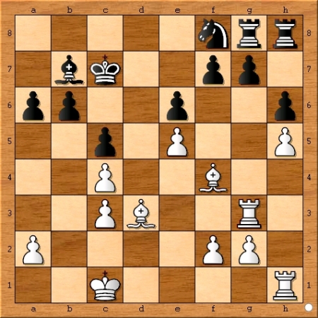 The position after Viswanathan Anand plays 18... Nf8.